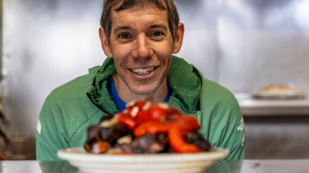 alex honnold at the star hotel restaurant