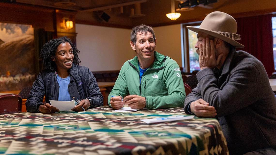 alex honnold at western folklife center in elko