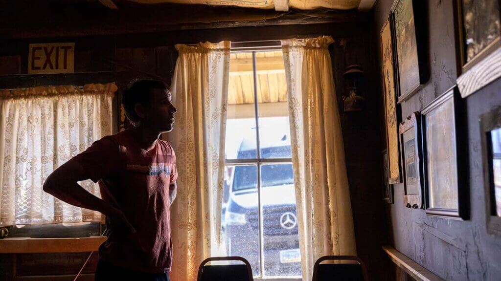 interior of goldfield sante fe saloon