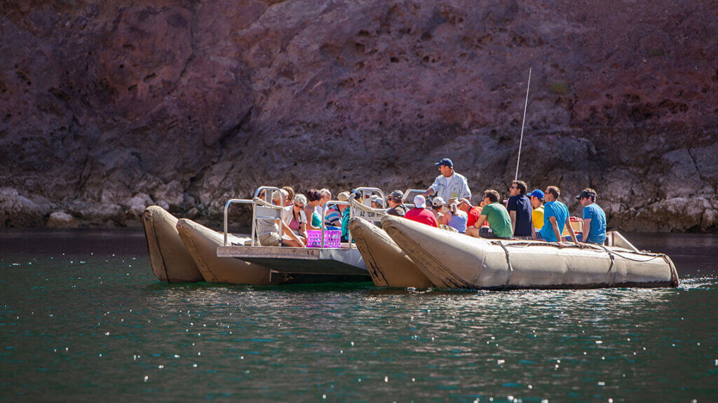 black canyon water trail tour with hoover dam rafting adventures